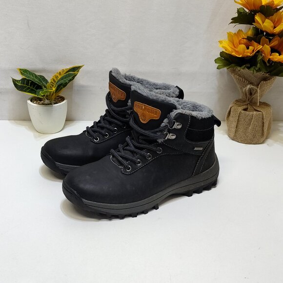 Quatchi Outdoors Winter Snow Hiking Ankle Boots Faux Fur Lined Unisex W 7.5 M 6 - Picture 2 of 14